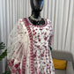 Elegant Floral Georgette Anarkali Set for Festive and Day Occasion Wear