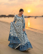 Elegant Floral Georgette Anarkali Set for Festive and Day Occasion Wear
