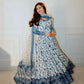 Elegant Floral Georgette Anarkali Set for Festive and Day Occasion Wear