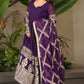 Elegant Fox Georgette Gown Set with Embroidery Sequins Work | Pant & Dupatta | Fully Stitched