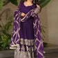 Elegant Fox Georgette Gown Set with Embroidery Sequins Work | Pant & Dupatta | Fully Stitched