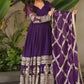 Elegant Fox Georgette Gown Set with Embroidery Sequins Work | Pant & Dupatta | Fully Stitched
