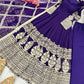 Elegant Fox Georgette Gown Set with Embroidery Sequins Work | Pant & Dupatta | Fully Stitched