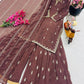 Elegant Fox Georgette Palazzo Set with Soft Organza Dupatta