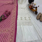 Elegant Fox Georgette Palazzo Suit with Silk Dupatta – Party & Festive Wear