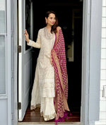 Elegant Fox Georgette Palazzo Suit with Silk Dupatta – Party & Festive Wear