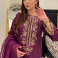 Elegant French Crepe Farshi Suit Set for Festive and Occasion Wear