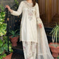 Elegant French Crepe Farshi Suit Set for Festive and Occasion Wear