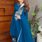 Elegant French Crepe Farshi Suit Set for Festive and Occasion Wear