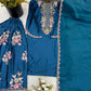 Elegant French Crepe Farshi Suit Set for Festive and Occasion Wear