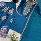 Elegant French Crepe Farshi Suit Set for Festive and Occasion Wear