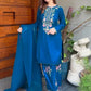 Elegant French Crepe Farshi Suit Set for Festive and Occasion Wear