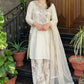 Elegant French Crepe Farshi Suit Set for Festive and Occasion Wear