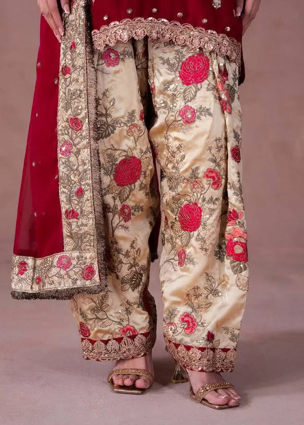 Elegant Georgette Embroidered Patiala Suit Set for Festive and Wedding Wear
