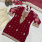Elegant Georgette Embroidered Patiala Suit Set for Festive and Wedding Wear