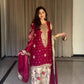 Elegant Georgette Embroidered Patiala Suit Set for Festive and Wedding Wear