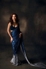 Elegant Georgette Sequin Saree for Party and Occasion Wear