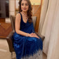 Elegant Georgette Sequin Saree for Party and Occasion Wear