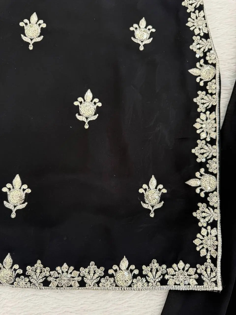 Elegant Georgette Sharara Suit Set for Party and Festive Wear