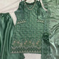 Elegant Hand Beaded Embroidered Palazzo Suit Set for Festive and Family Functions