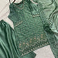 Elegant Hand Beaded Embroidered Palazzo Suit Set for Festive and Family Functions