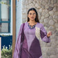Elegant Heavy Poly Rayon Digital Print Kurti Set with Straight Pant & Mal Chanderi Dupatta