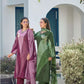 Elegant Heavy Poly Rayon Digital Print Kurti Set with Straight Pant & Mal Chanderi Dupatta