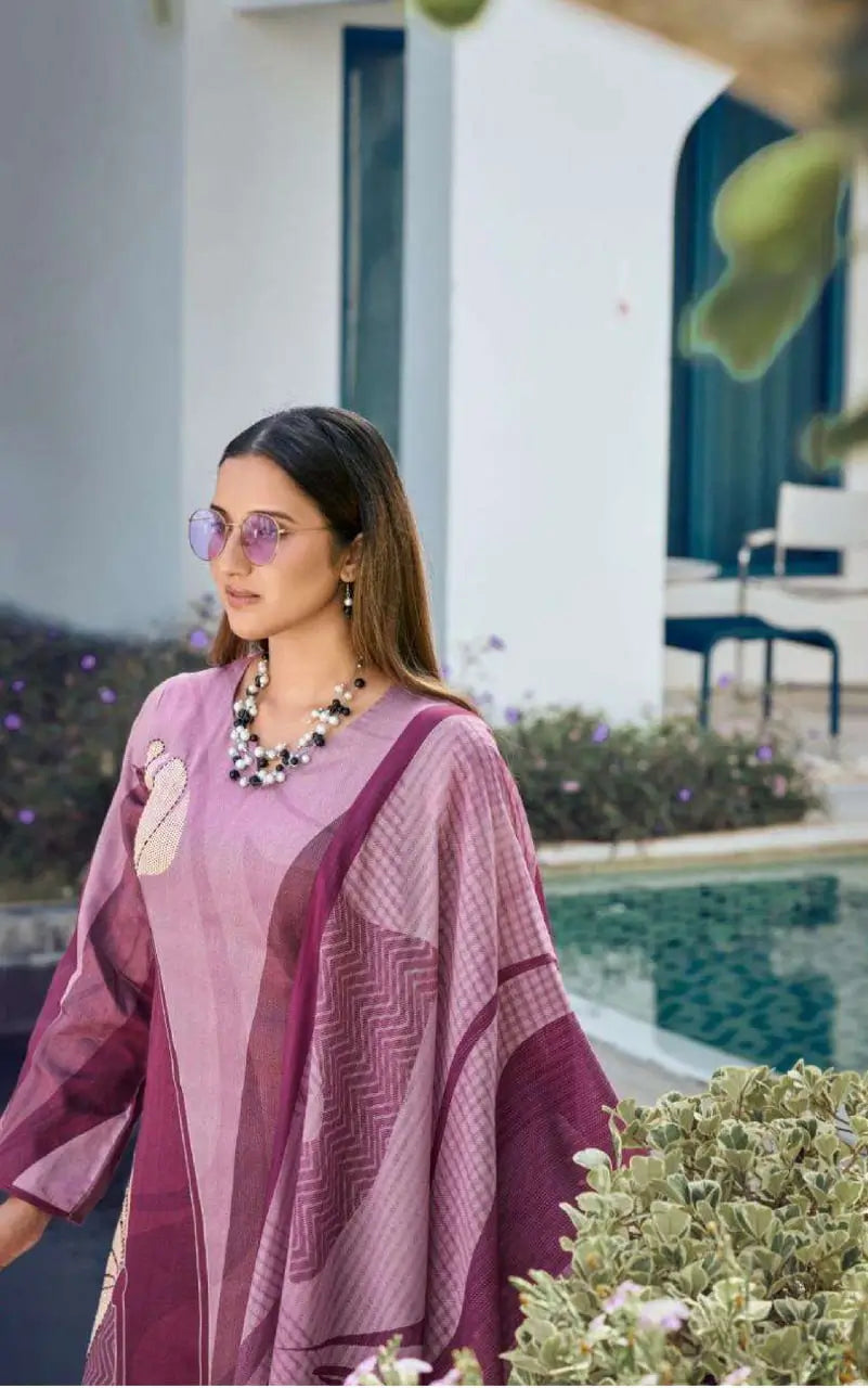 Elegant Heavy Poly Rayon Digital Print Kurti Set with Straight Pant & Mal Chanderi Dupatta