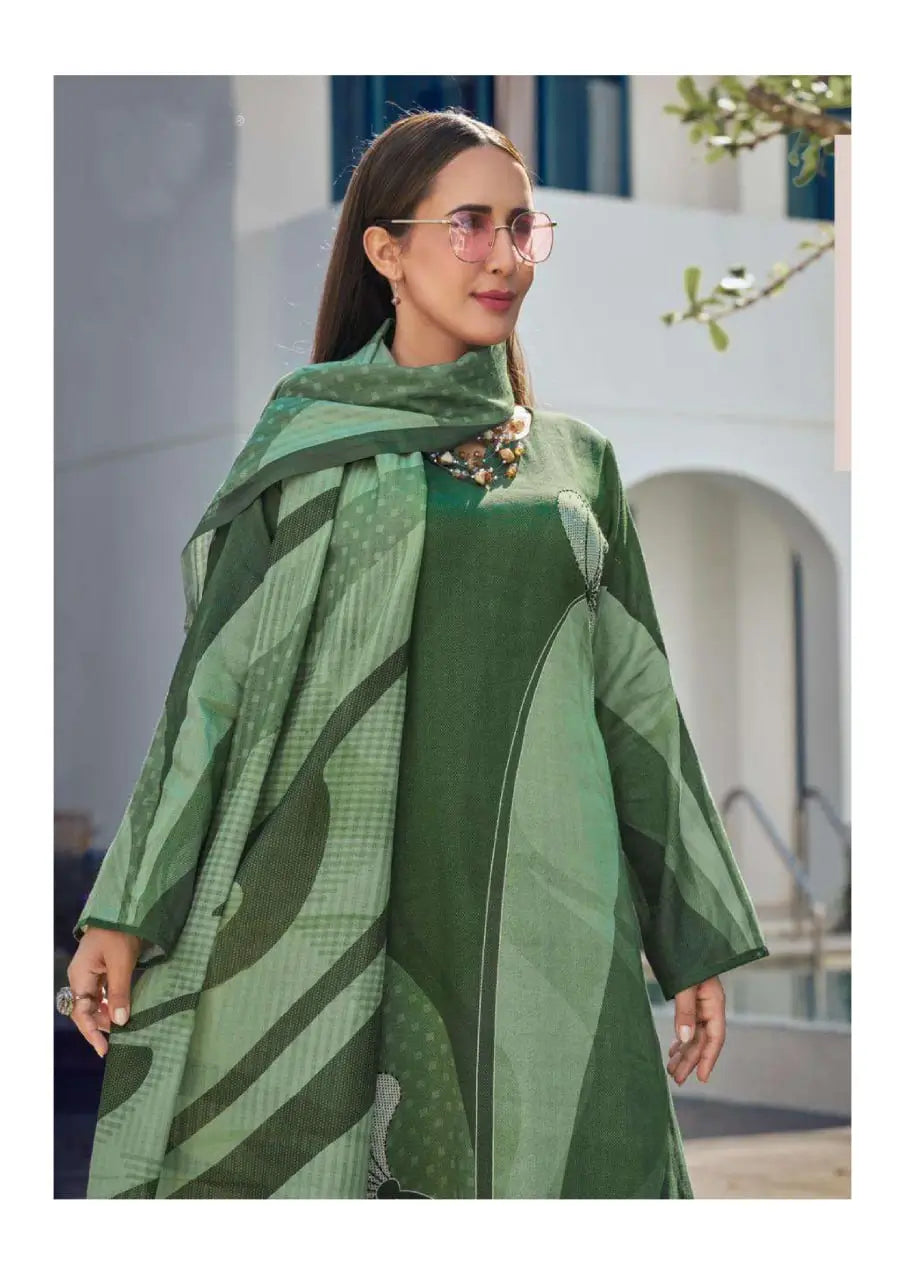 Elegant Heavy Poly Rayon Digital Print Kurti Set with Straight Pant & Mal Chanderi Dupatta