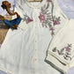 Elegant Heavy Rayon Embroidered Co-Ord Set – Stylish Two-Piece Outfit with Straight Pants