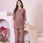 Elegant Heavy Rayon Embroidered Co-Ord Set – Stylish Two-Piece Outfit with Straight Pants