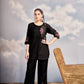 Elegant Heavy Rayon Embroidered Co-Ord Set – Stylish Two-Piece Outfit with Straight Pants