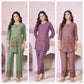 Elegant Heavy Rayon Embroidered Co-Ord Set – Stylish Two-Piece Outfit with Straight Pants