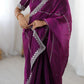 Elegant JMC Silk Saree for Festive, Party and Evening Occasions