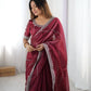 Elegant JMC Silk Saree for Festive, Party and Evening Occasions