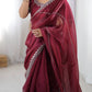 Elegant JMC Silk Saree for Festive, Party and Evening Occasions