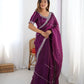 Elegant JMC Silk Saree for Festive, Party and Evening Occasions