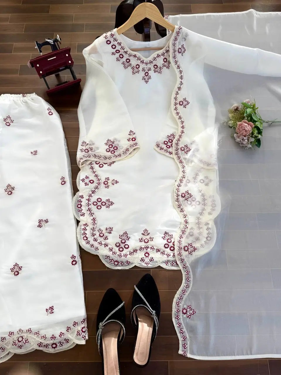 Elegant JMC Silk Suit Set for Festive, Wedding and Occasion Wear