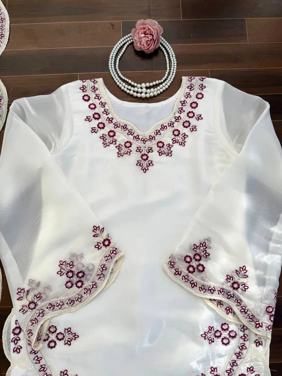 Elegant JMC Silk Suit Set for Festive, Wedding and Occasion Wear