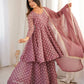 Elegant Jacquard Sharara Suit Set for Festive and Family Functions