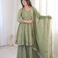 Elegant Jacquard Sharara Suit Set for Festive and Family Functions