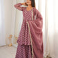 Elegant Jacquard Sharara Suit Set for Festive and Family Functions