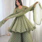 Elegant Jacquard Sharara Suit Set for Festive and Family Functions