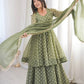 Elegant Jacquard Sharara Suit Set for Festive and Family Functions