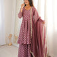 Elegant Jacquard Sharara Suit Set for Festive and Family Functions