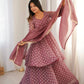 Elegant Jacquard Sharara Suit Set for Festive and Family Functions