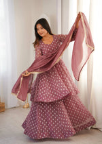 Elegant Jacquard Sharara Suit Set for Festive and Family Functions