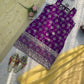 Elegant Jacquard Silk Palazzo Set for Festive and Party Wear