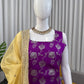 Elegant Jacquard Silk Palazzo Set for Festive and Party Wear