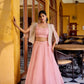 Elegant Linen Crush Lehenga Set with Embroidered Koti for Wedding and Festive Wear